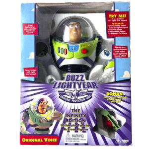 Toy Story Buzz Lightyear The Infinity Edition Ultimate Talking Action Figure, Thinkway Toys 1998