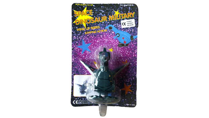 Space Dinosaur Military Wind Up Series & Jumping Action #2 (Dinobots Bootleg / KO), 80s